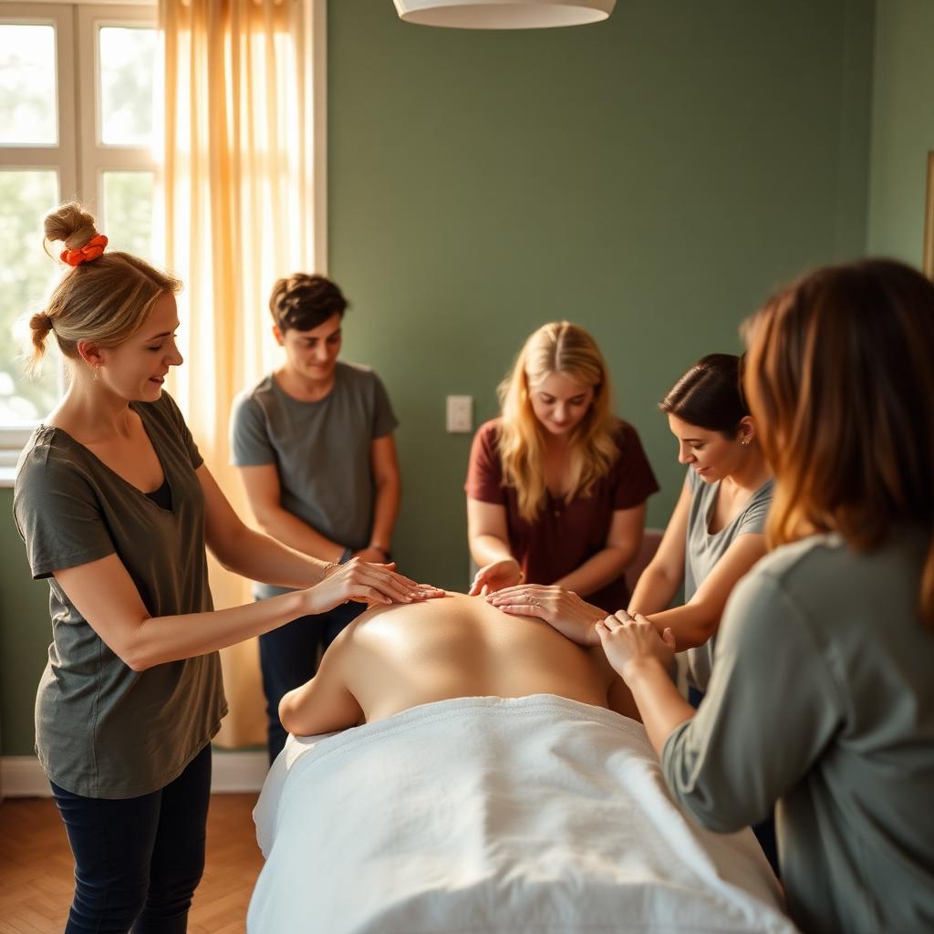 Stage massage du dos en petit groupe à Vertou
